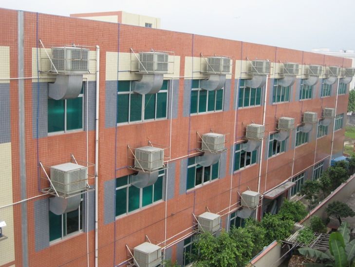 深圳電子廠環(huán)?？照{(diào)安裝案例
